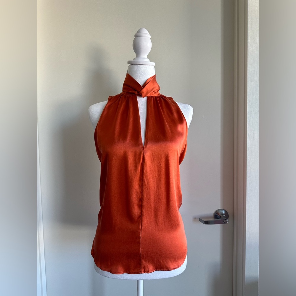 NWT Equipment - Augusta Silk Halter Top, Small